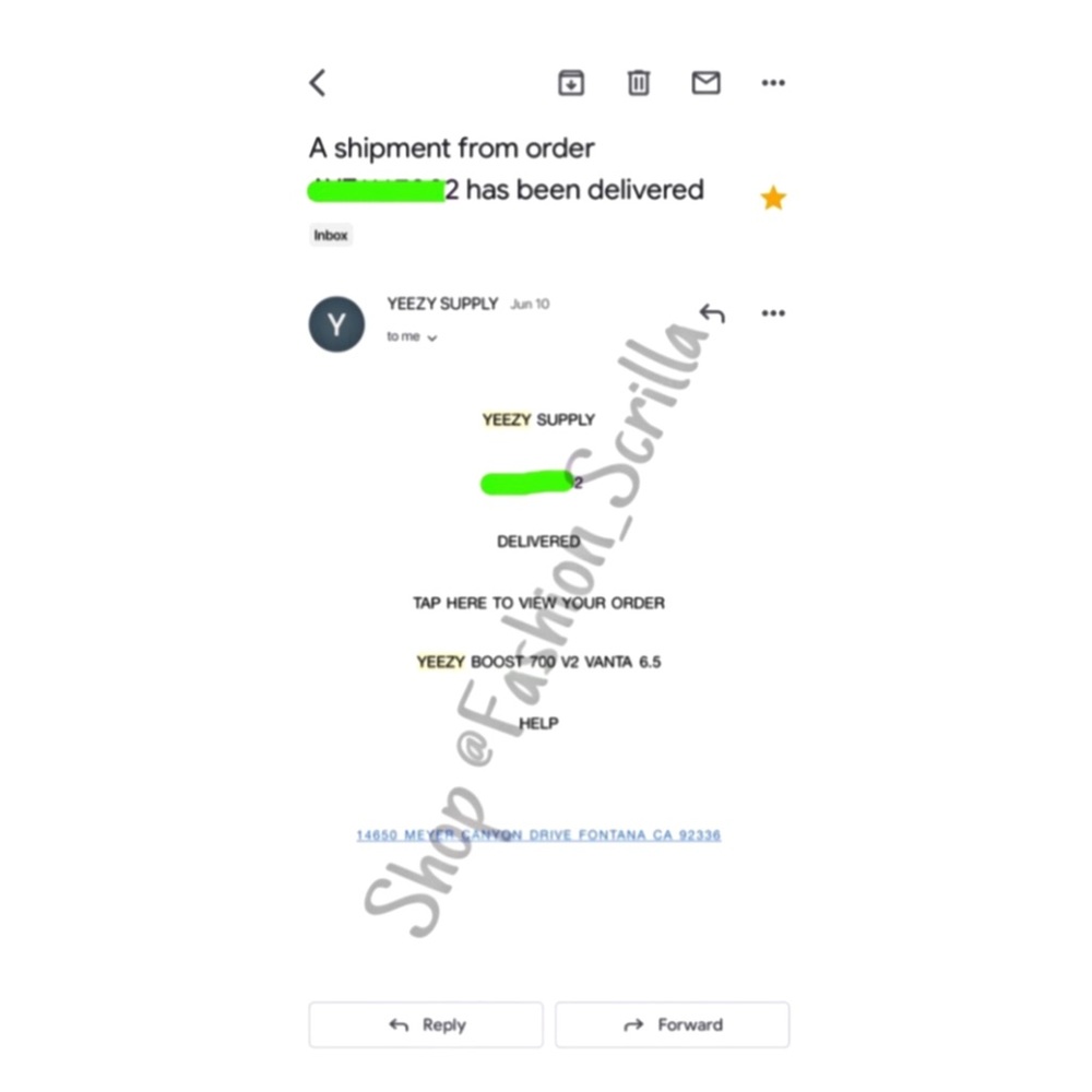 Adidas Yeezy Boost 700 V2 Vanta - Picture 12 of 15